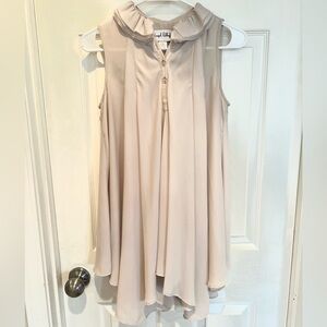 Joseph Ribkoff Sleeveless Cream Blouse